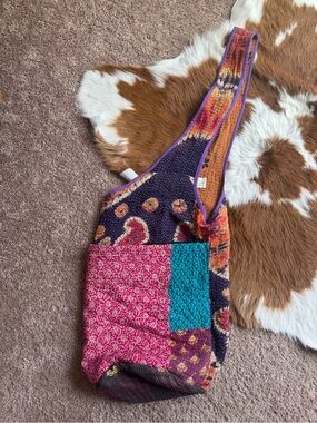 Kantha Bae patchwork boho sling bag